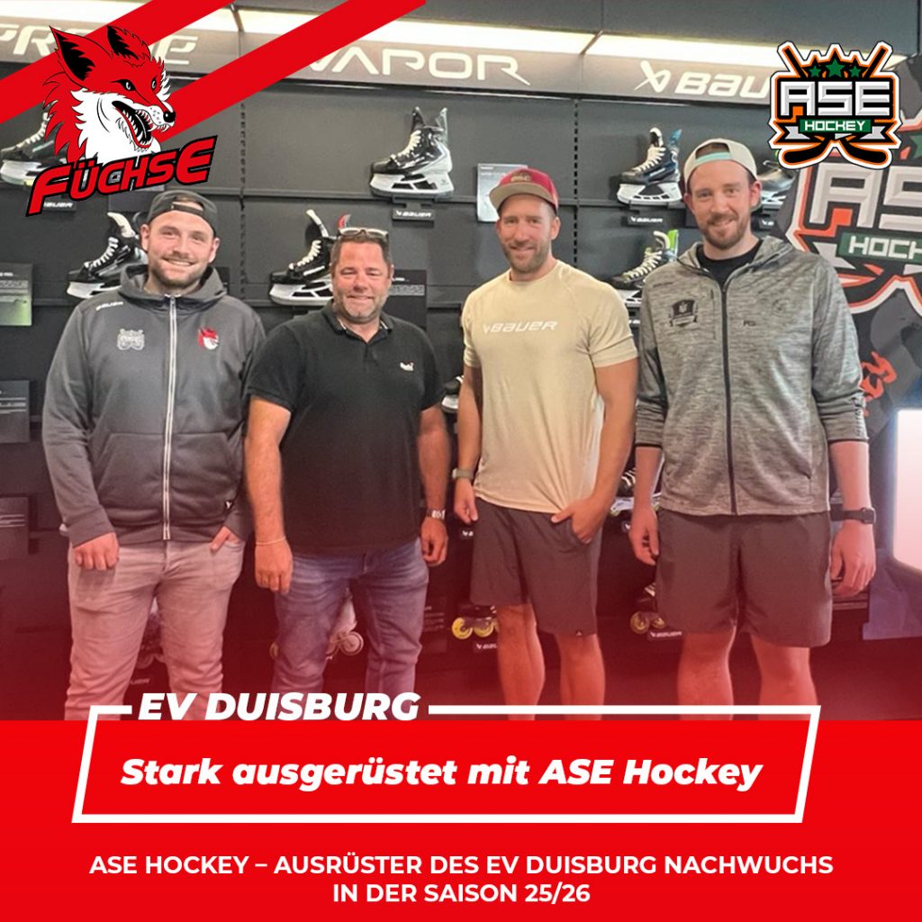 ASE Hockey – Ausrüstervertrag für den Nachwuchs U17/U20